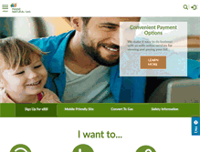 Tablet Screenshot of mainenaturalgas.com